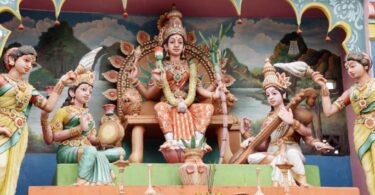 Lalitha Ashtothram in Telugu or Lalitha Ashtottara Shatanamavali of Goddess Lalitha