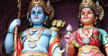 Rama Raksha Stotram Telugu - Lord Sri Rama and Devi Sita.